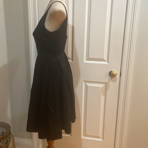 Isaac Mizrahi sun dress little black cocktail party summer spaghetti straps sz 4 - Picture 7 of 13